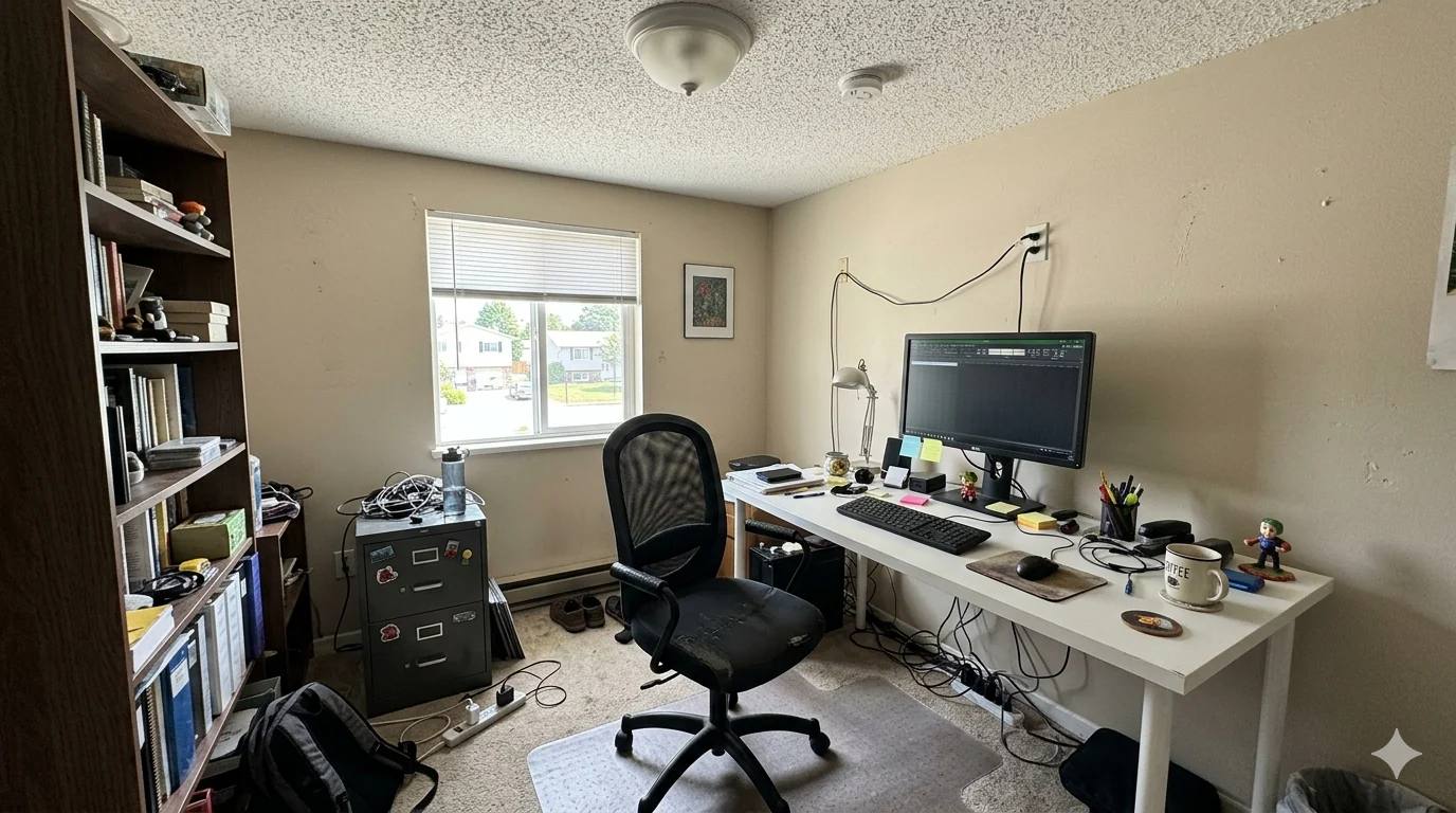 Before interior redesign example 6