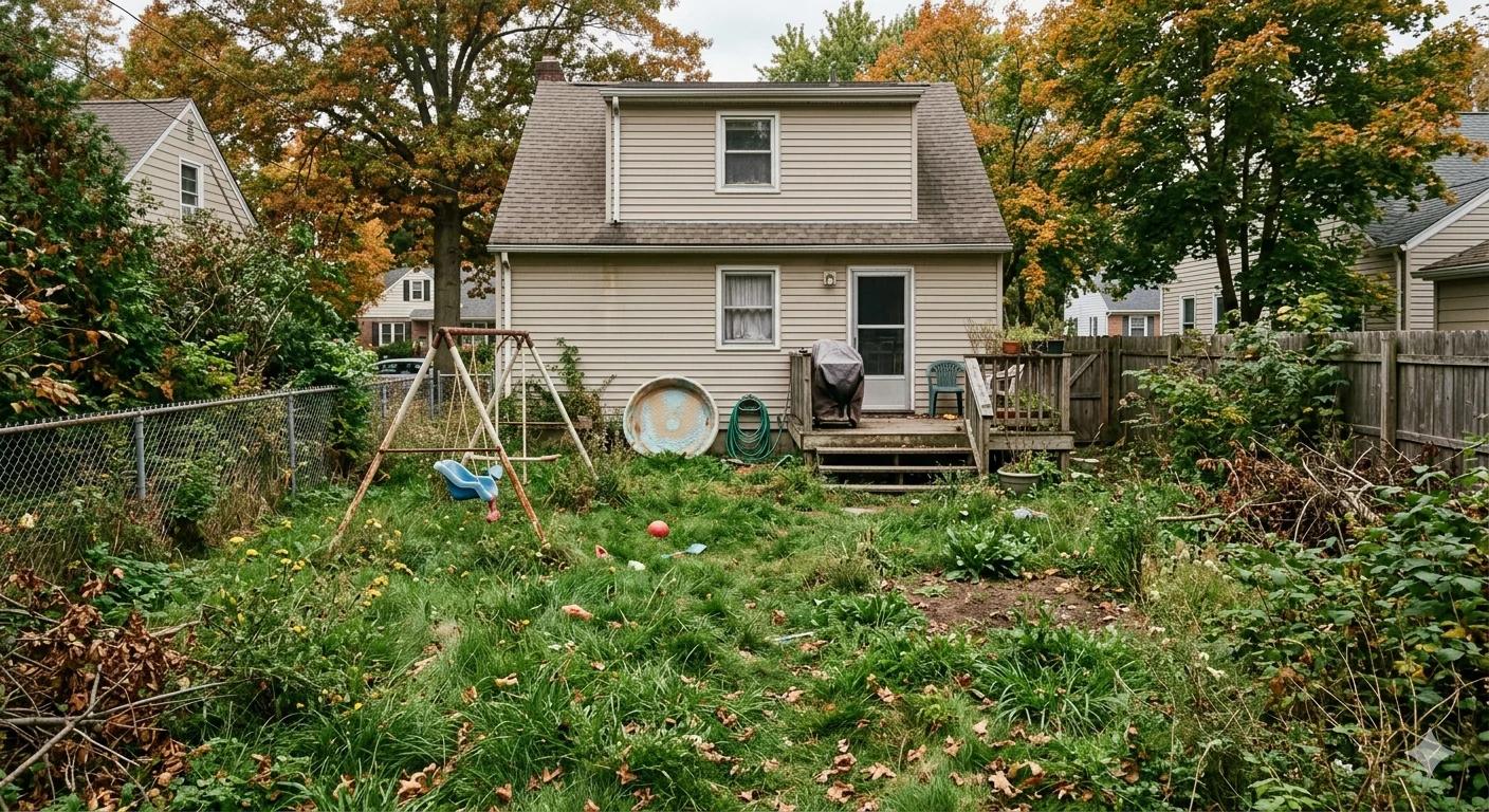 After landscape concept for Low-Maintenance Garden Plan