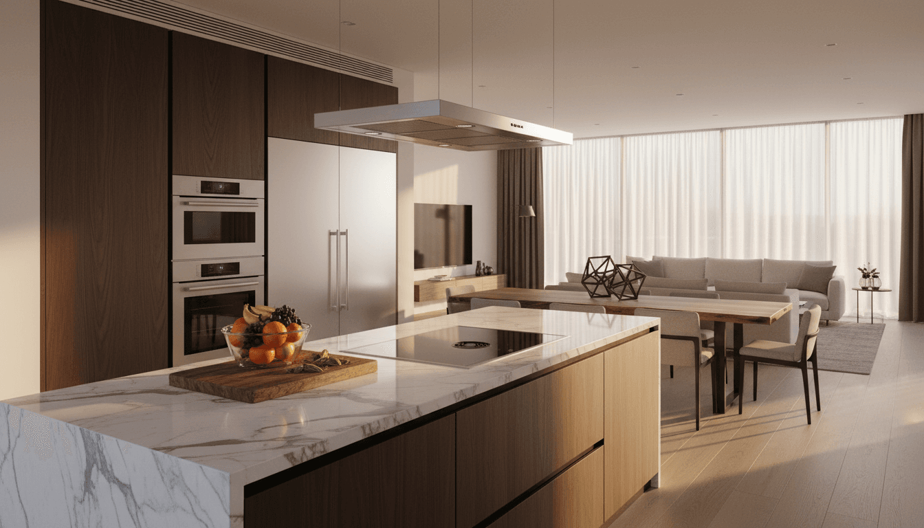 Modern Kitchen AI interior design