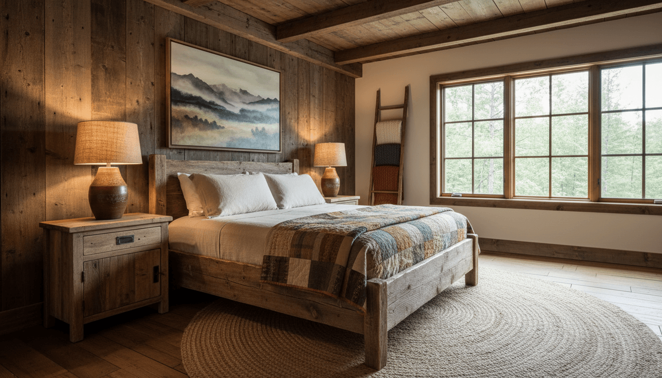Rustic Bedroom design