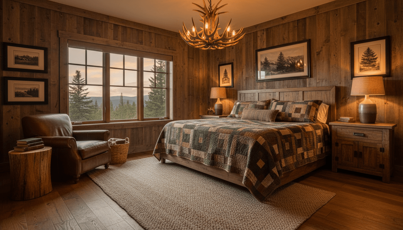 Rustic Bedroom design