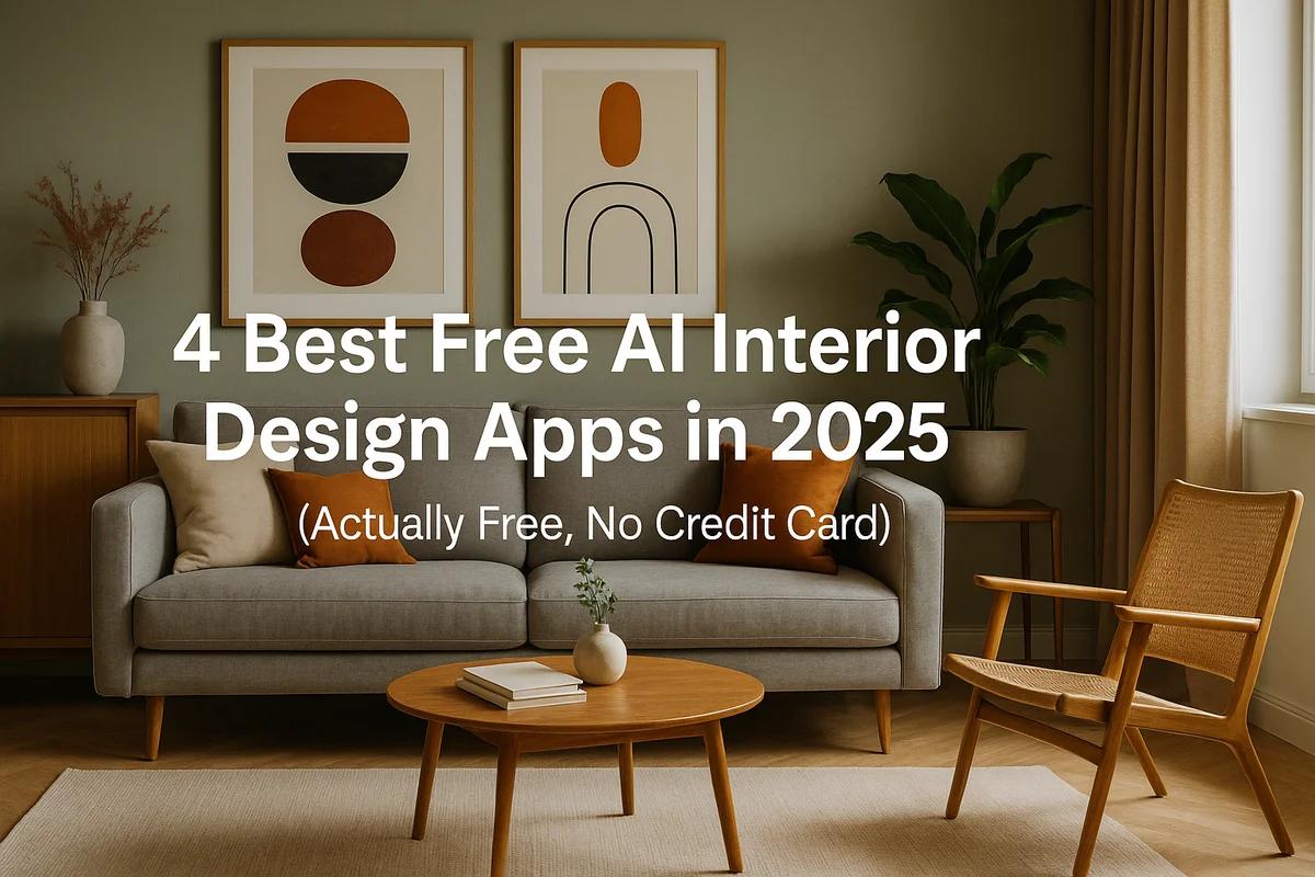 Comparison of Free AI Interior Design Apps
