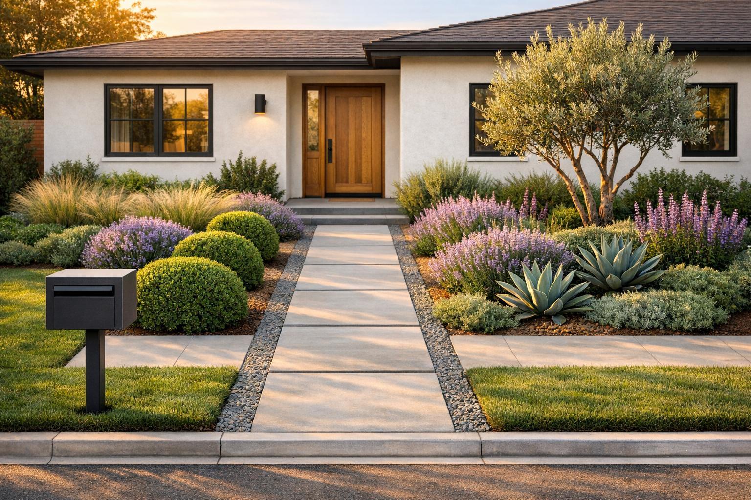 Front Yard Landscape Design Ideas (With AI Examples)