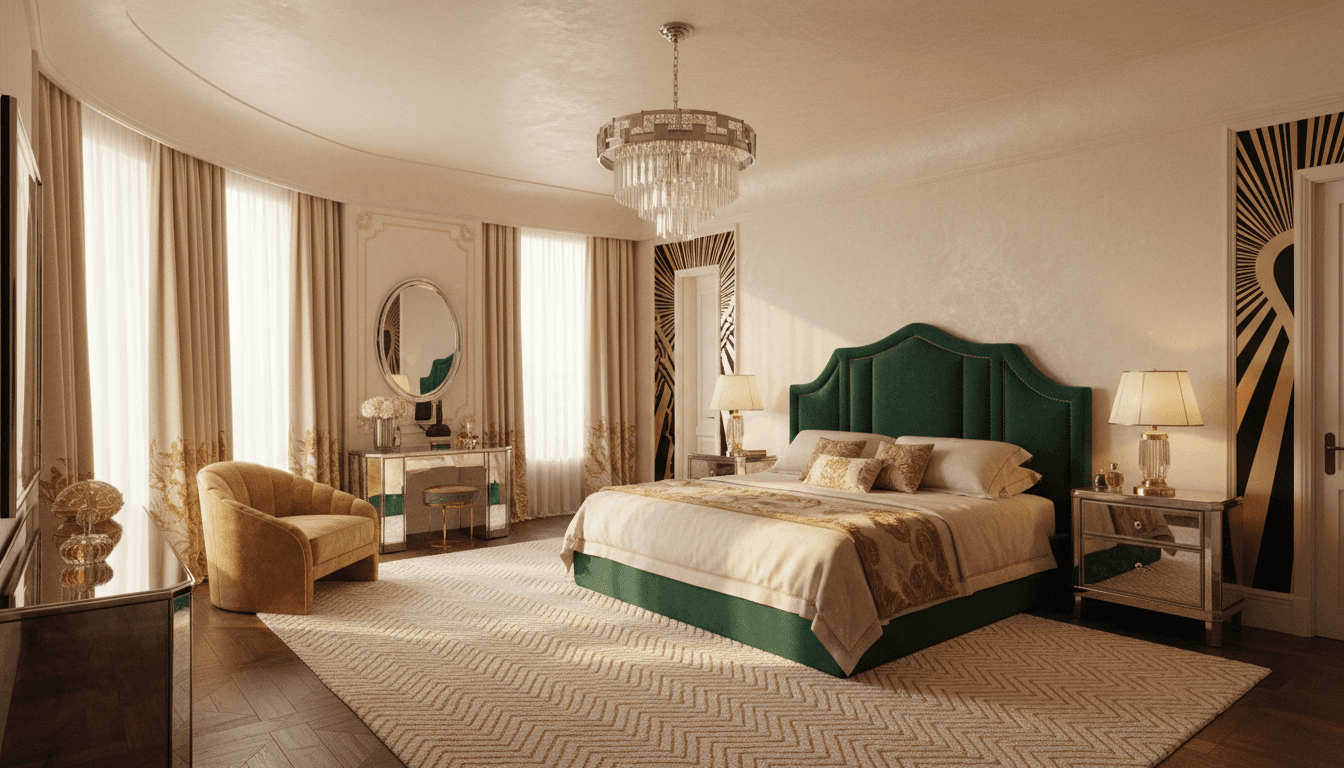 Art Deco Bedroom design