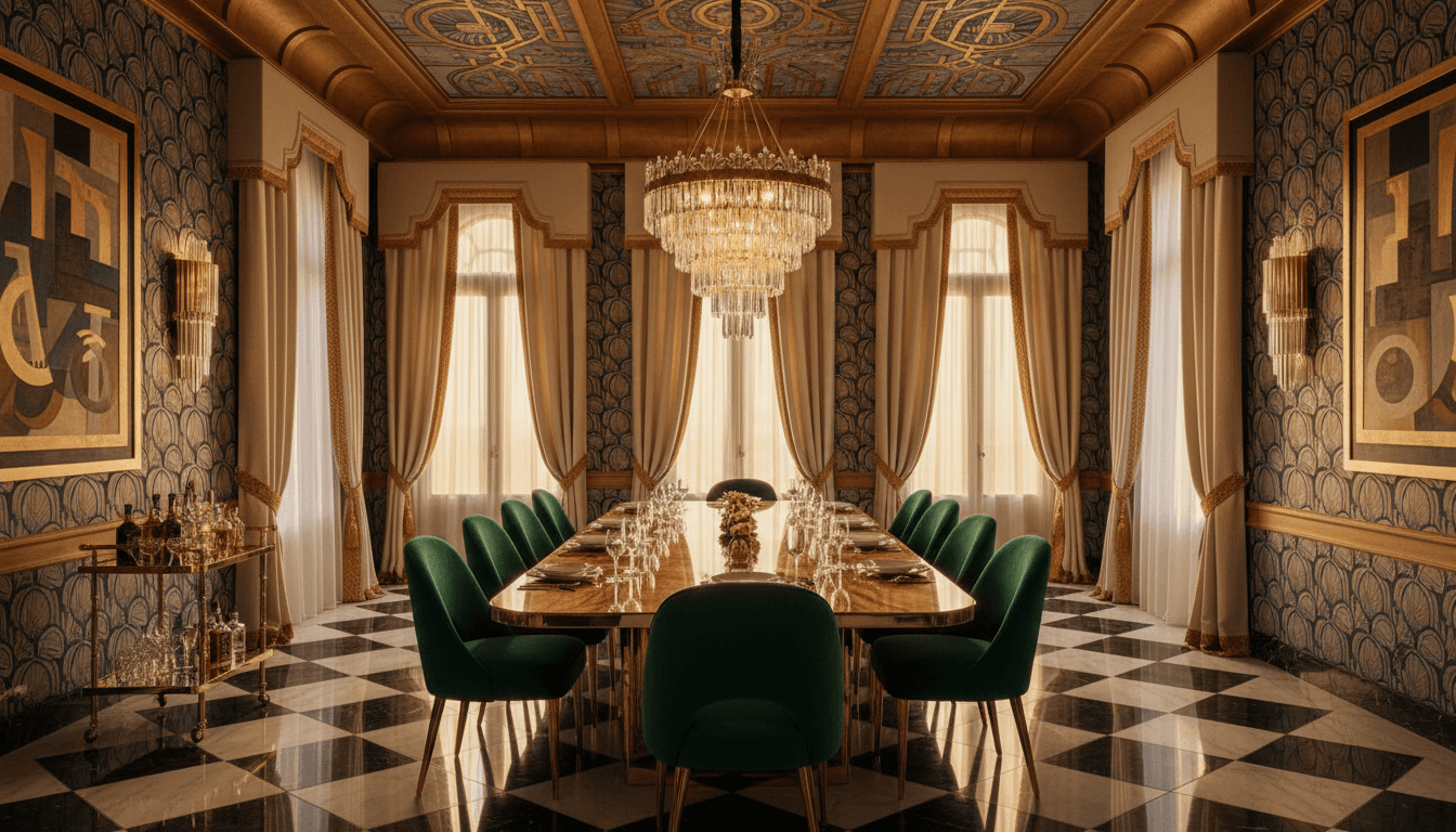 Art Deco Dining Room design 3