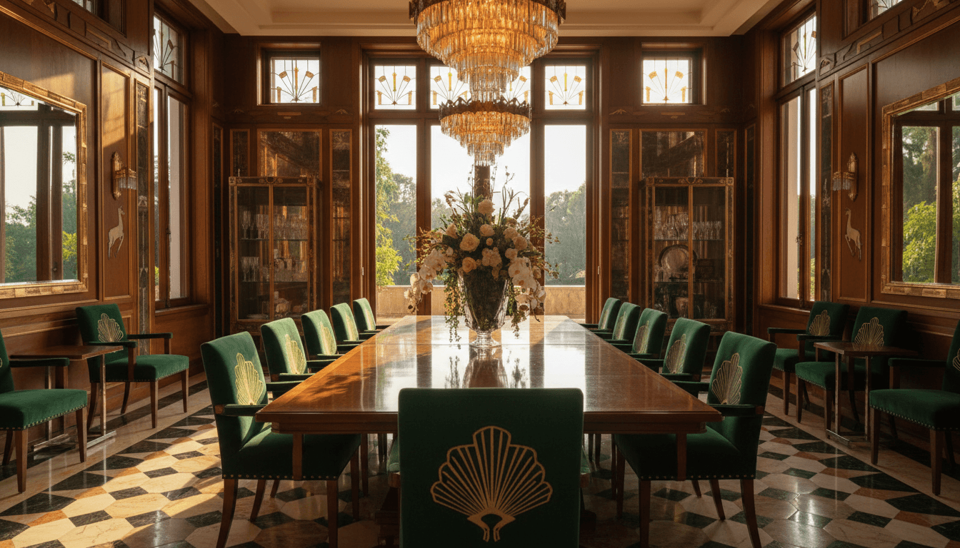 Art Deco Dining Room design