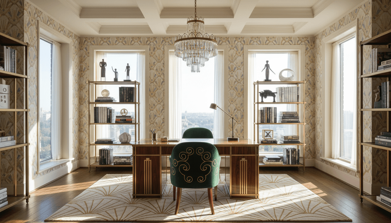 Art Deco Home Office design 1
