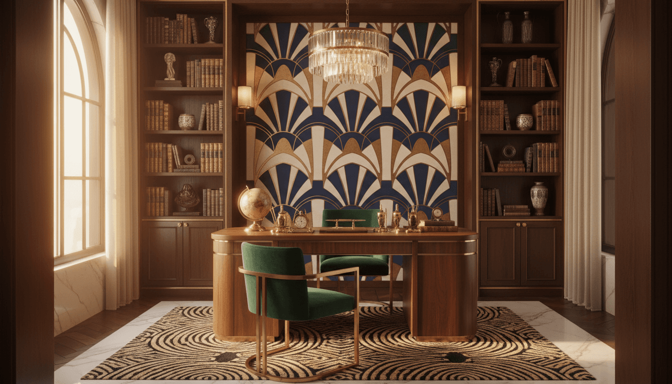 Art Deco Home Office design 2