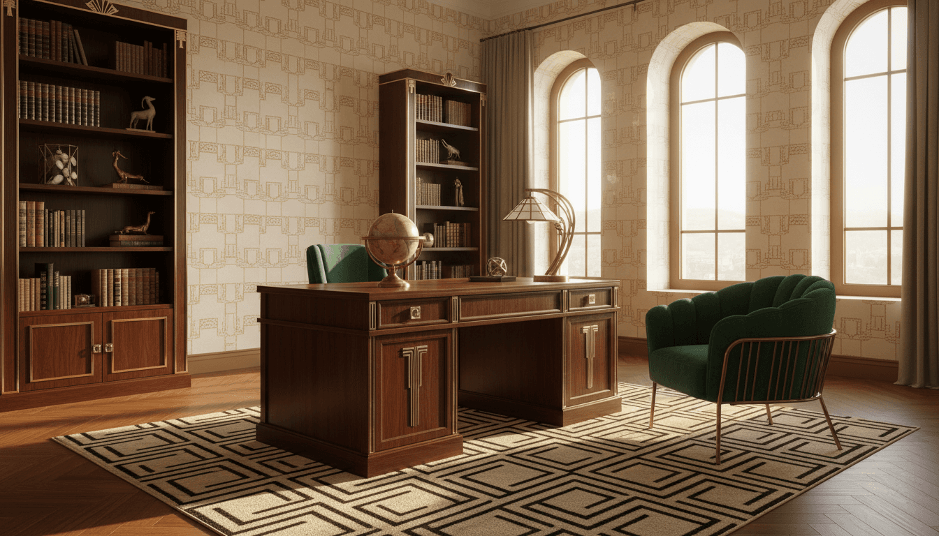 Art Deco Home Office design