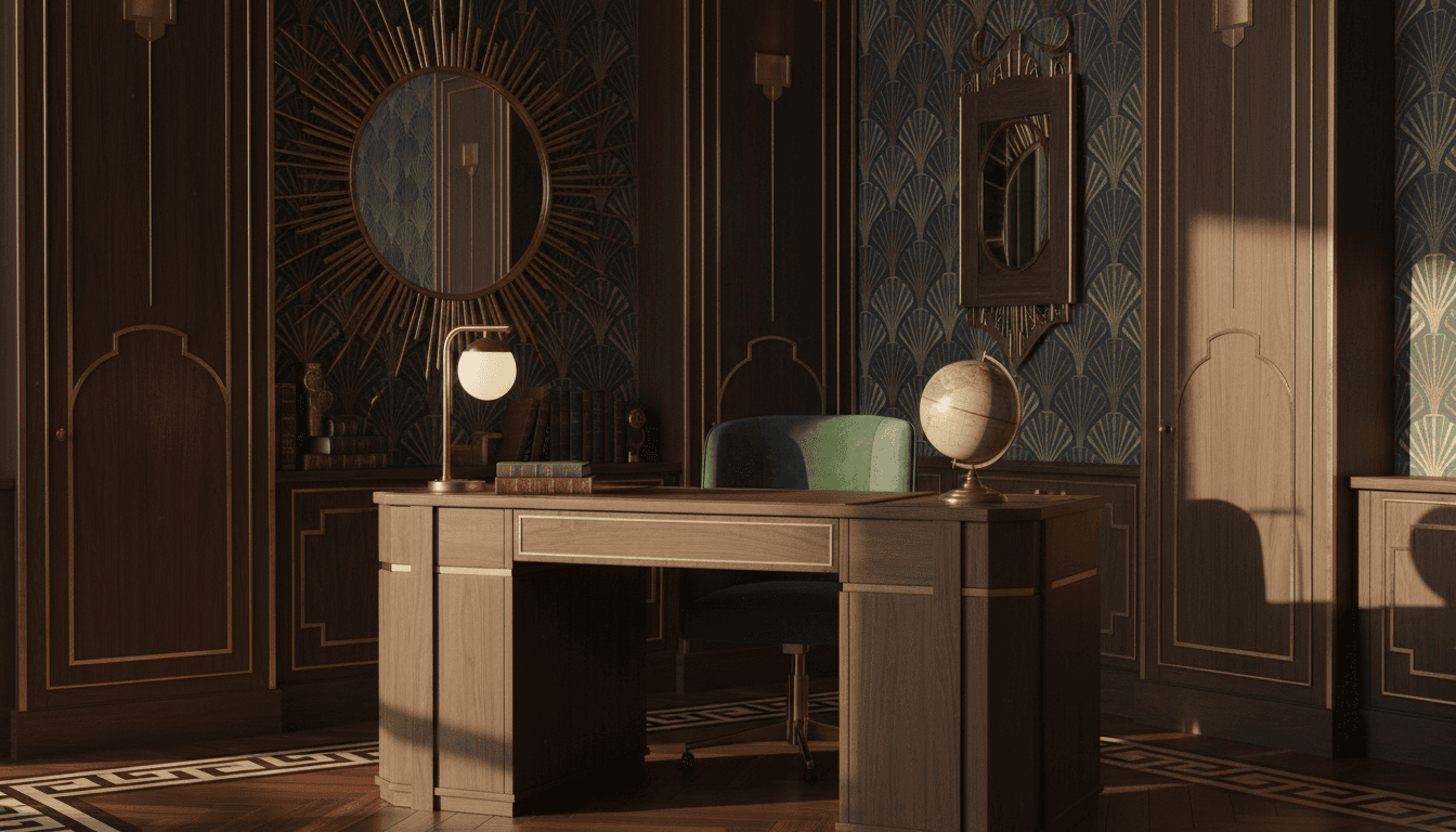 Art Deco Home Office design
