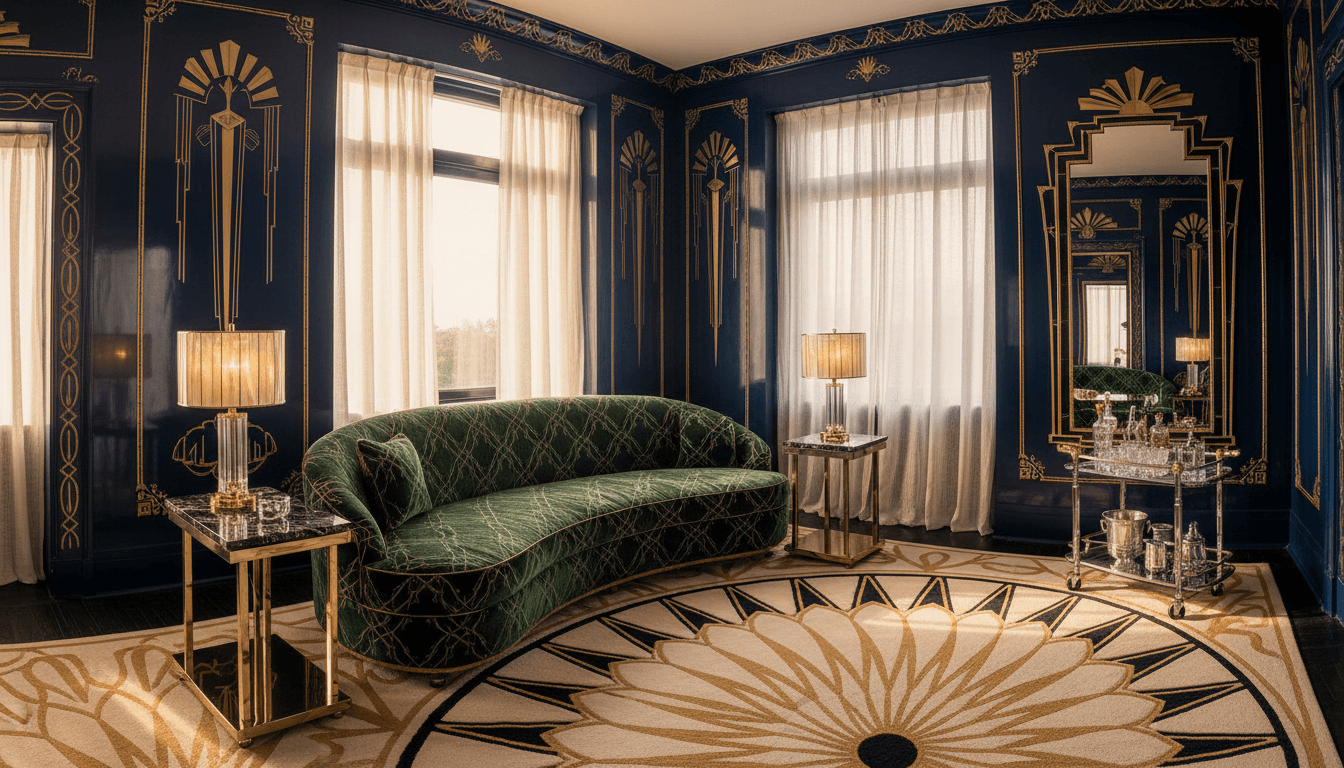 Art Deco Living Room design