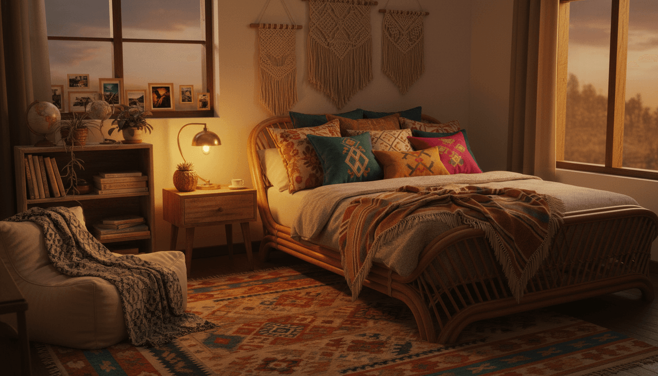 Bohemian Bedroom design