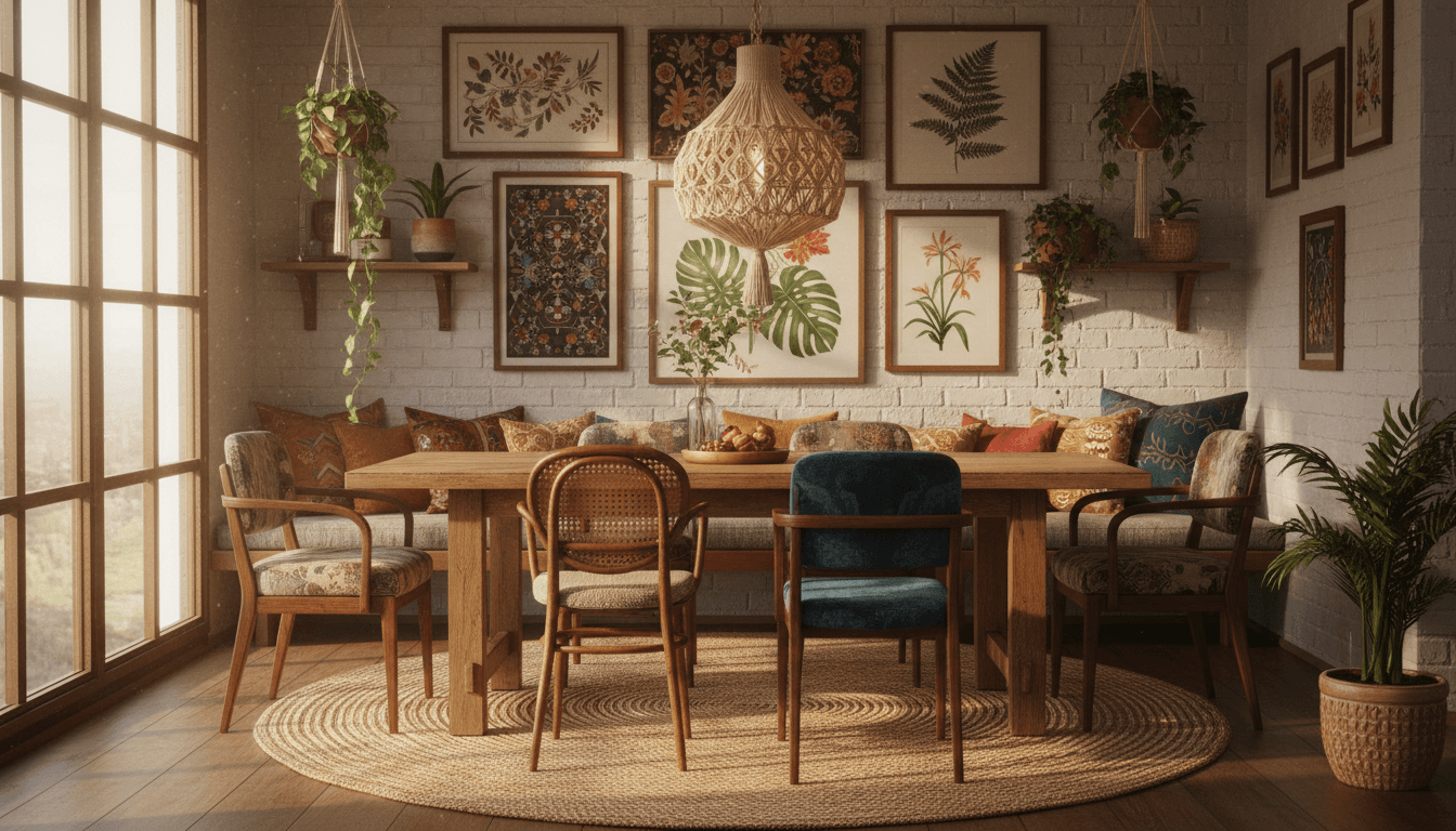 Bohemian Dining Room design 2