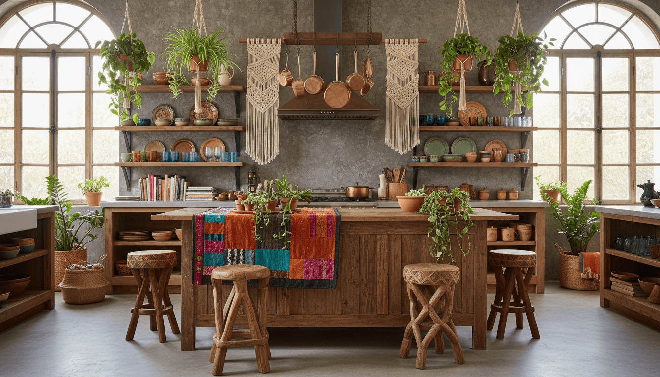 Bohemian Kitchen design 1