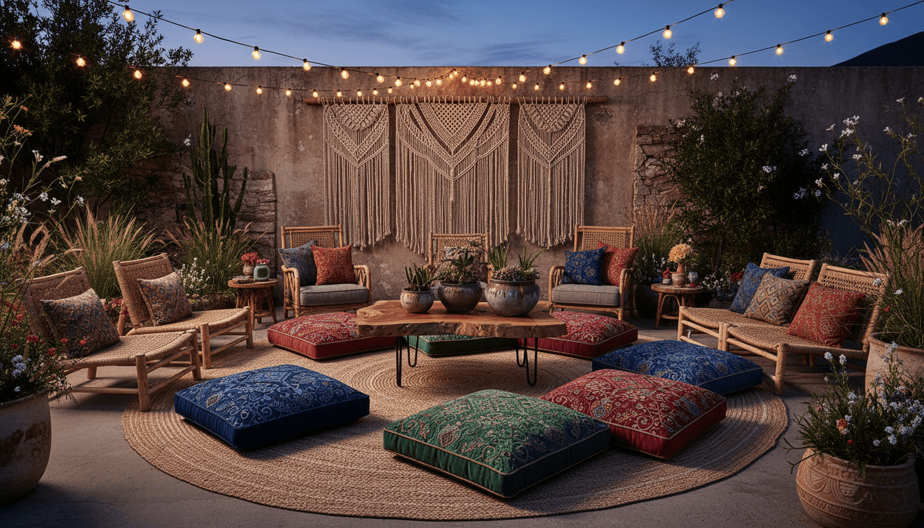 Bohemian Outdoor Space design 3