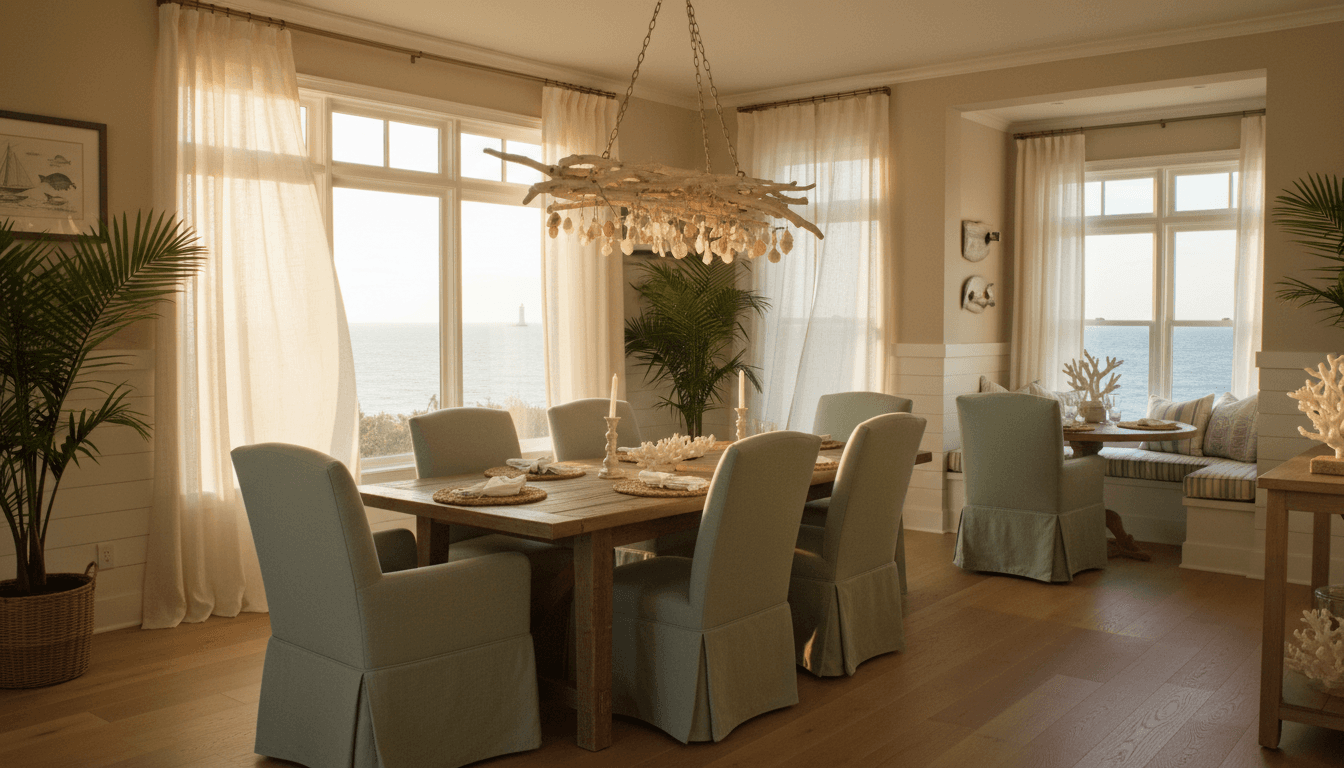 Coastal Dining Room design 2