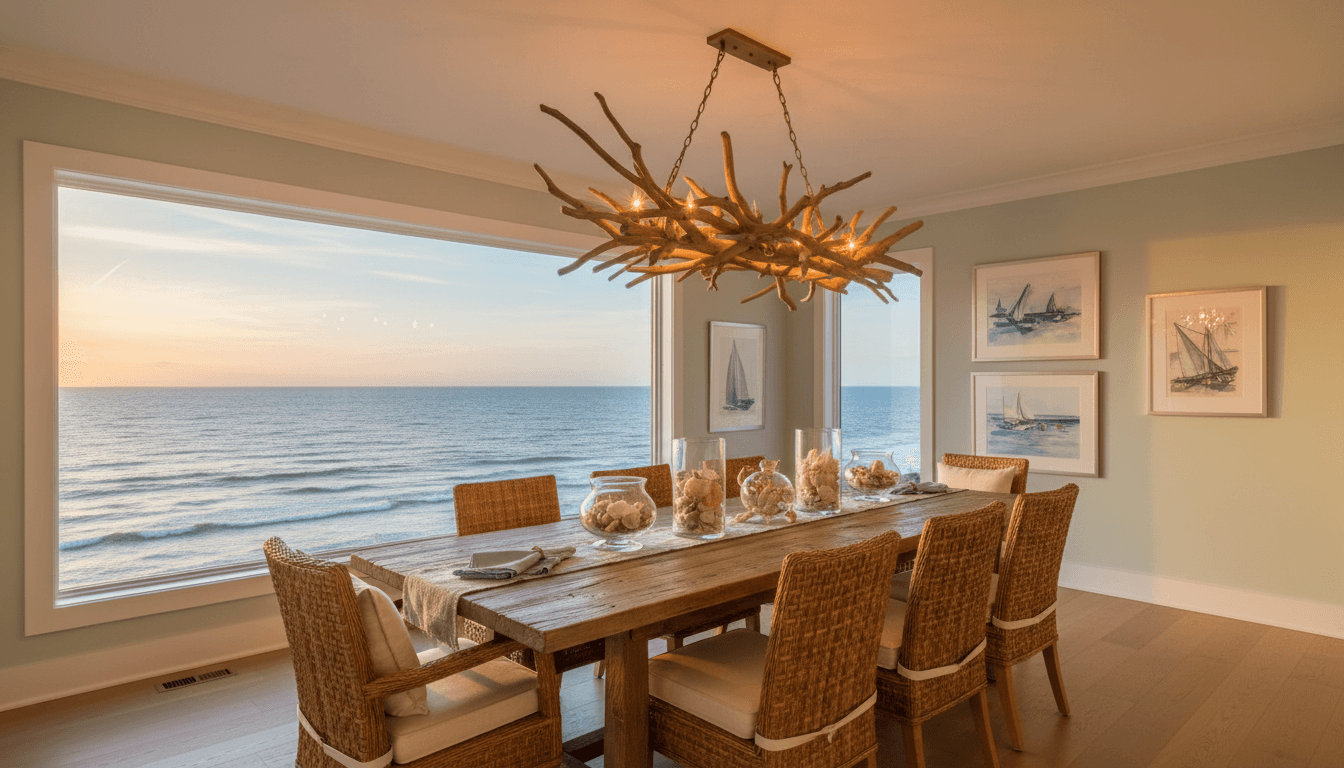 Coastal Dining Room design