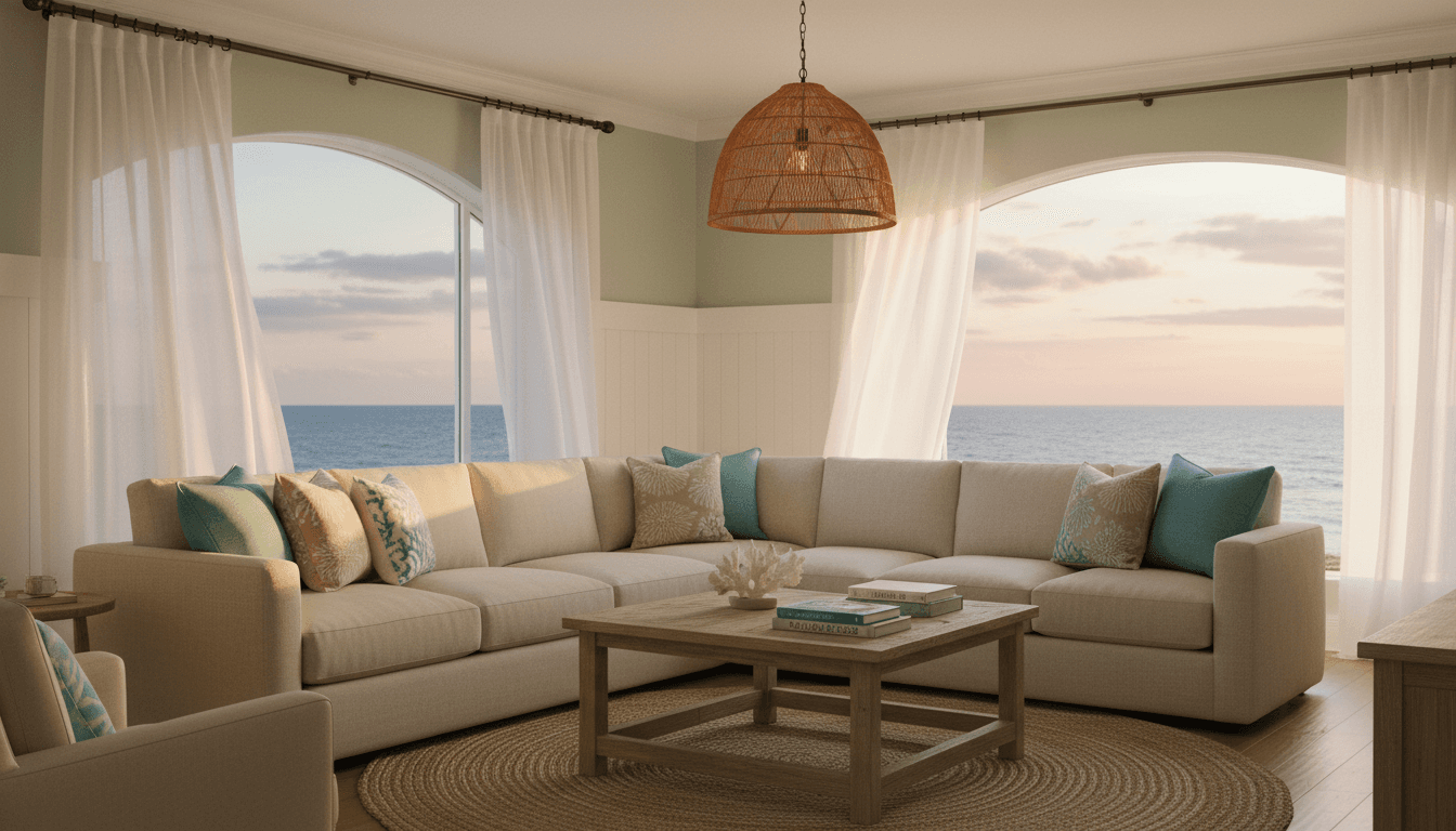 Coastal Living Room design 2