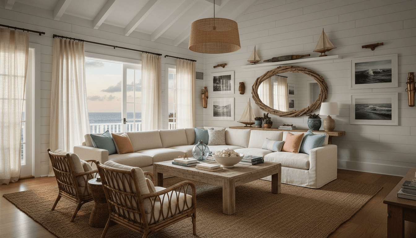 Coastal Living Room design 3
