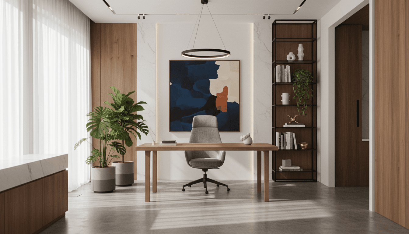 Contemporary Home Office design 1