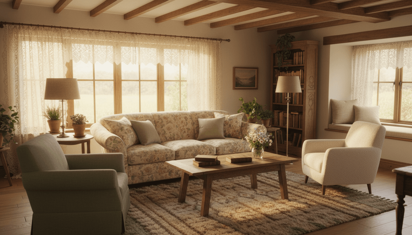 Cottage Core Living Room design 1