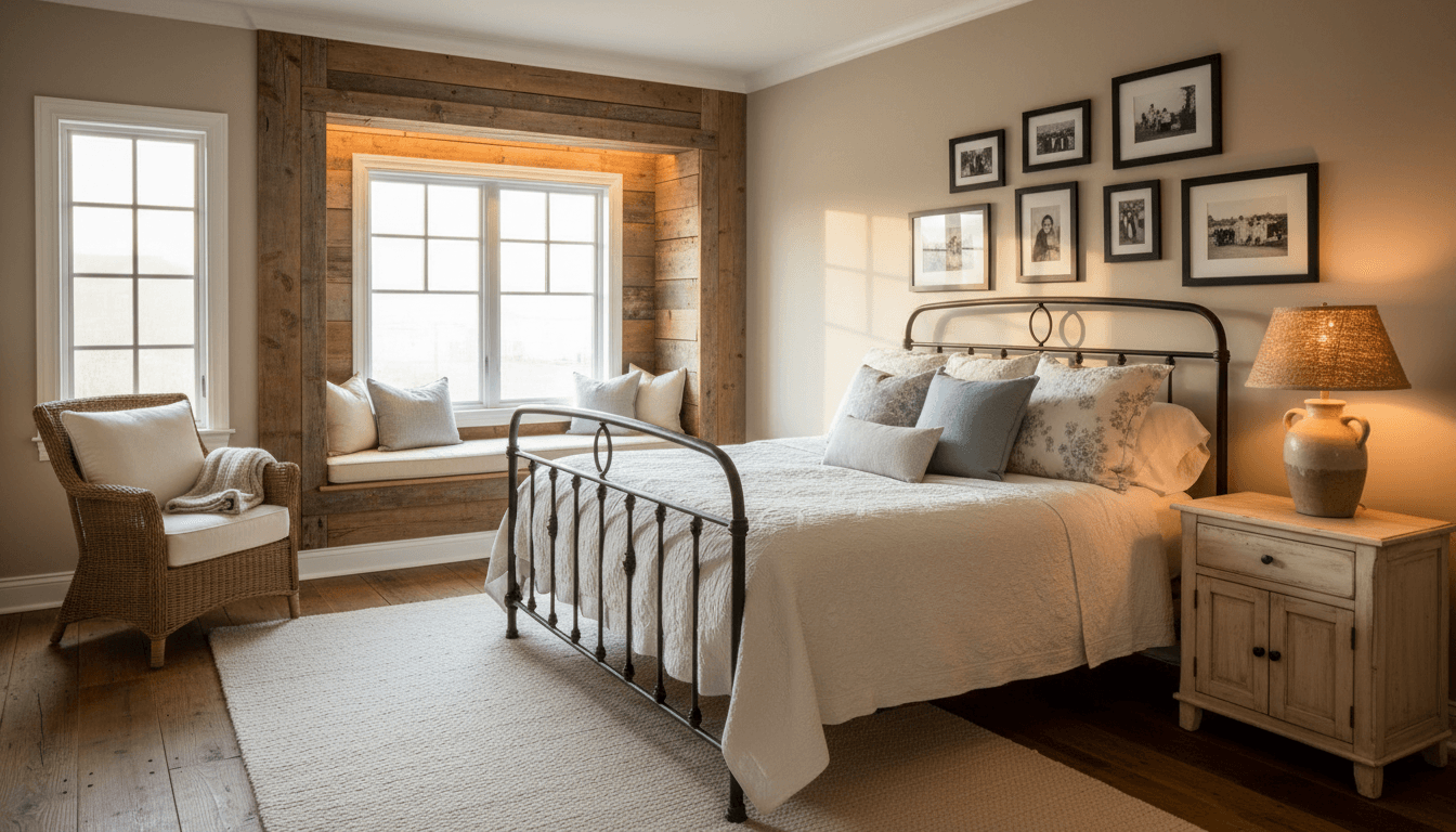 Farmhouse Bedroom design 2