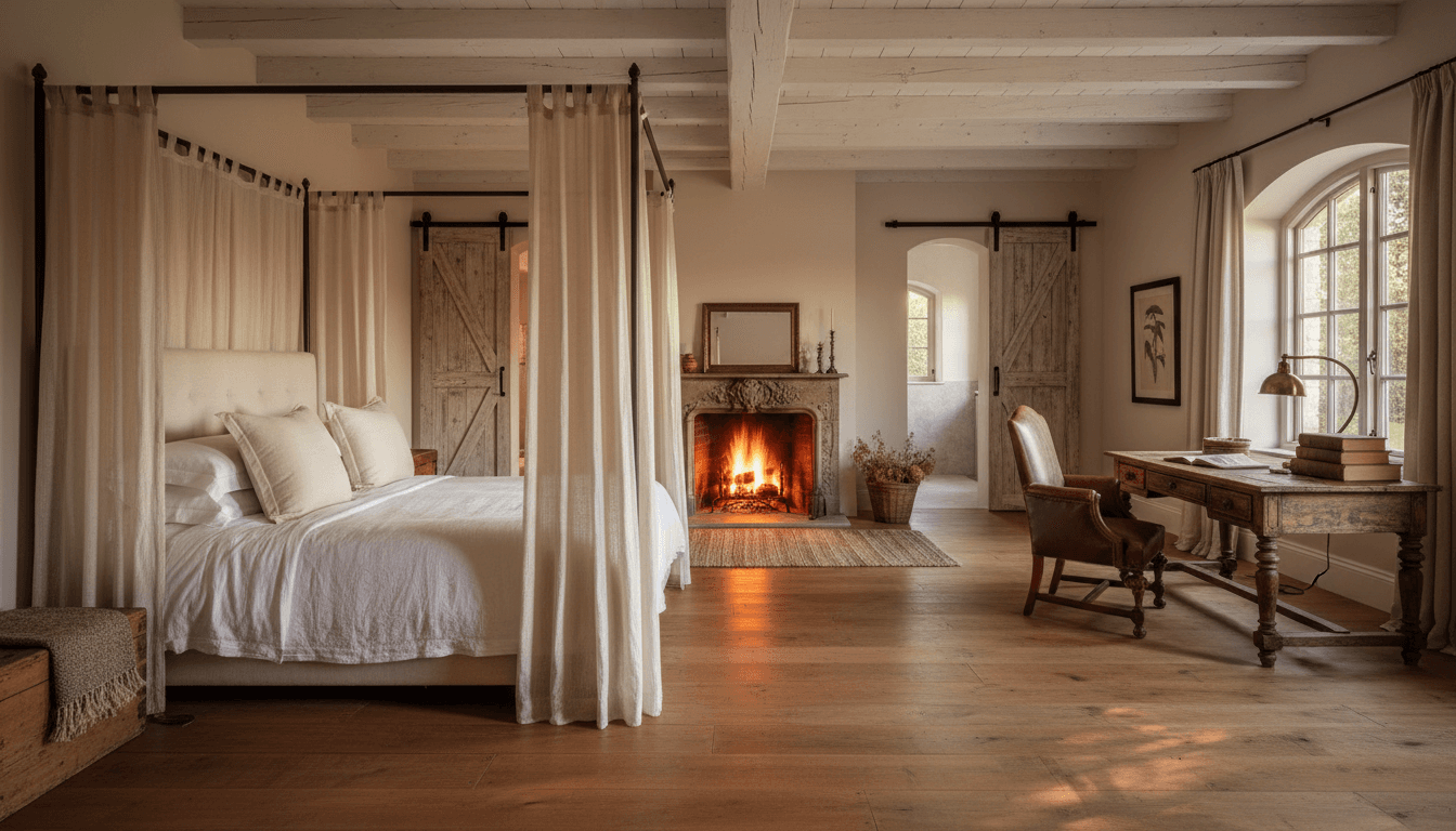 Farmhouse Bedroom design 3