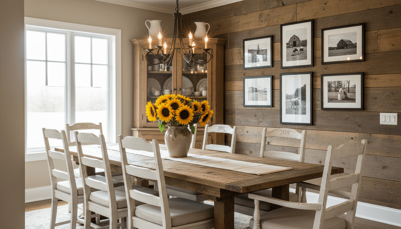 Farmhouse Dining Room design