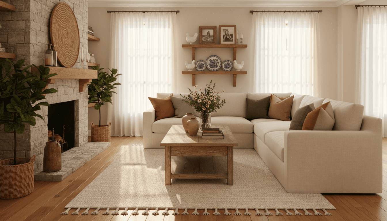 Farmhouse Living Room design 2