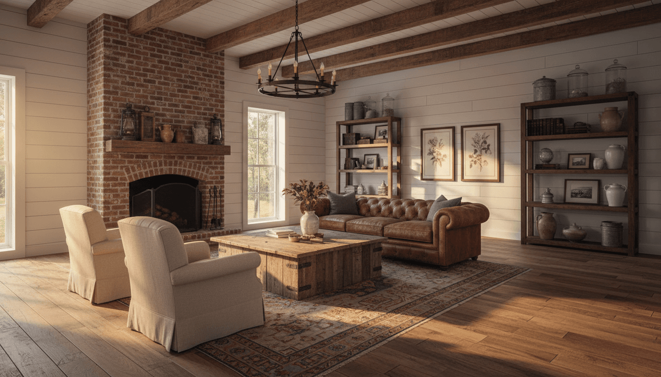Farmhouse Living Room design 3