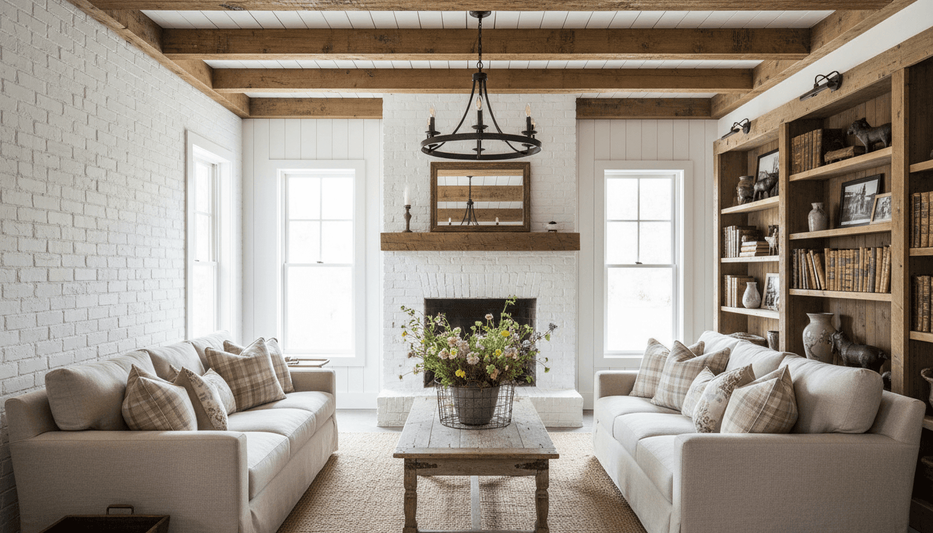 Farmhouse Living Room design