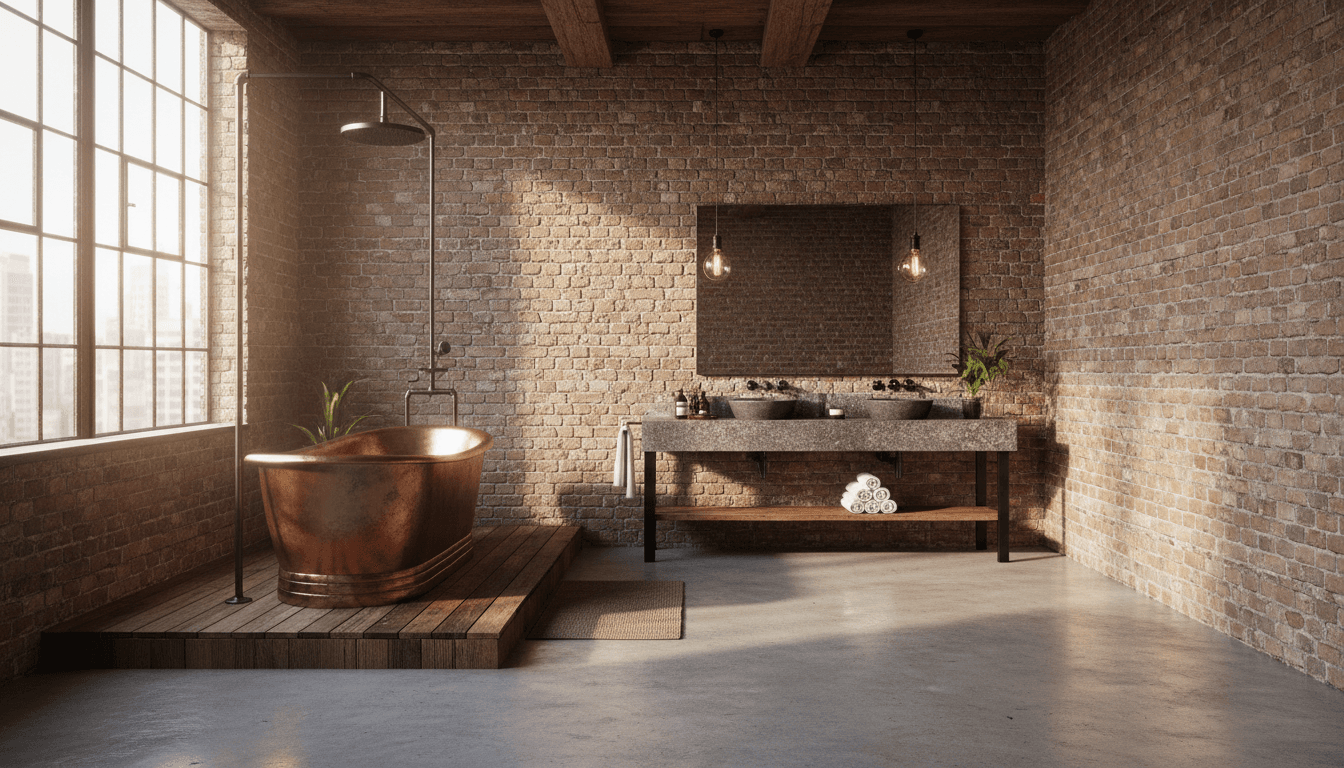 Industrial Bathroom design 1