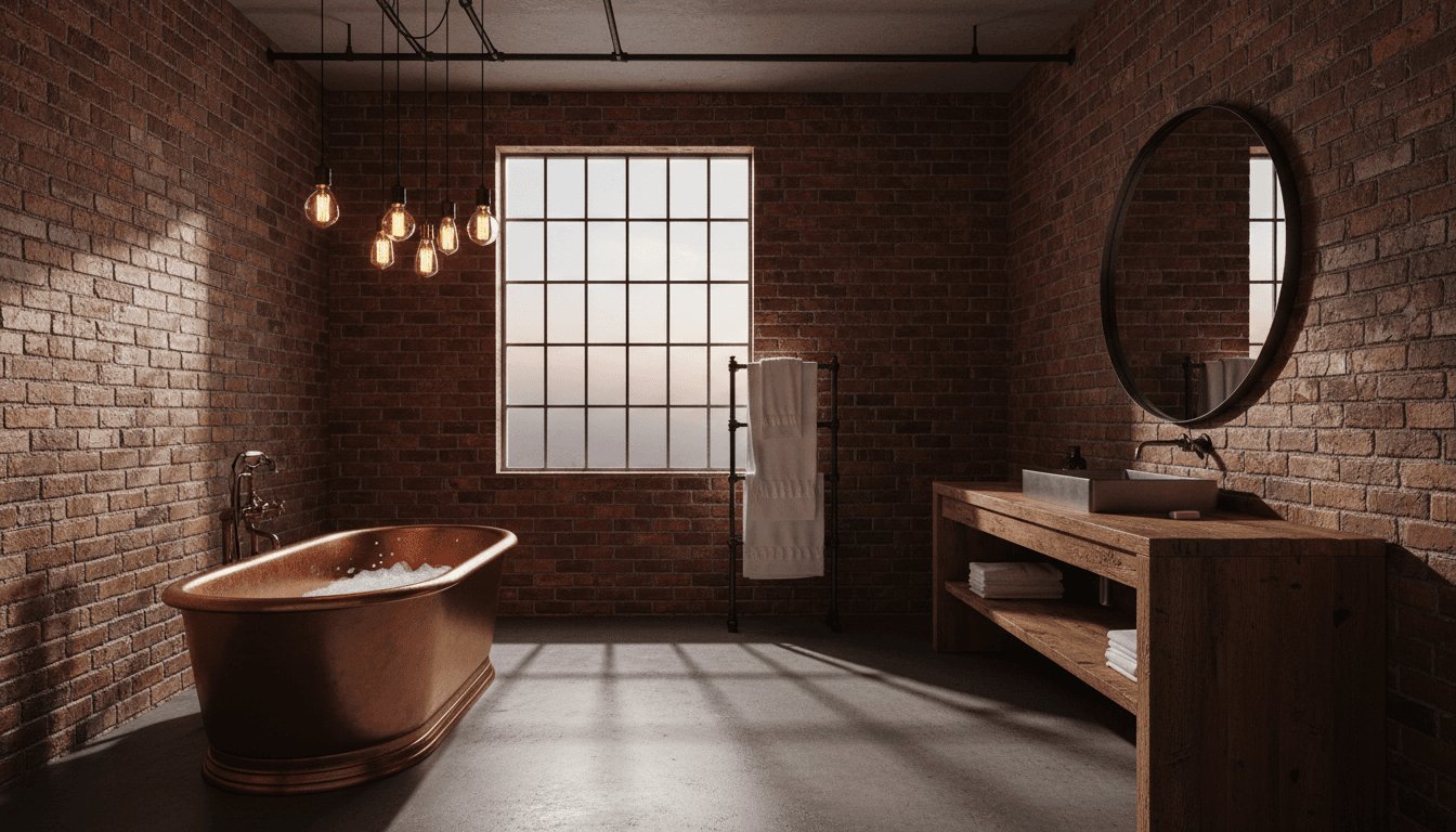 Industrial Bathroom design 3