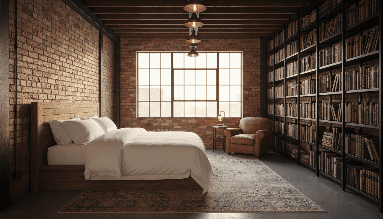 Industrial Bedroom design 2