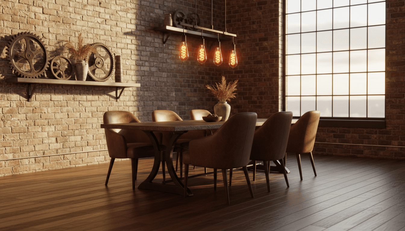 Industrial Dining Room design 2