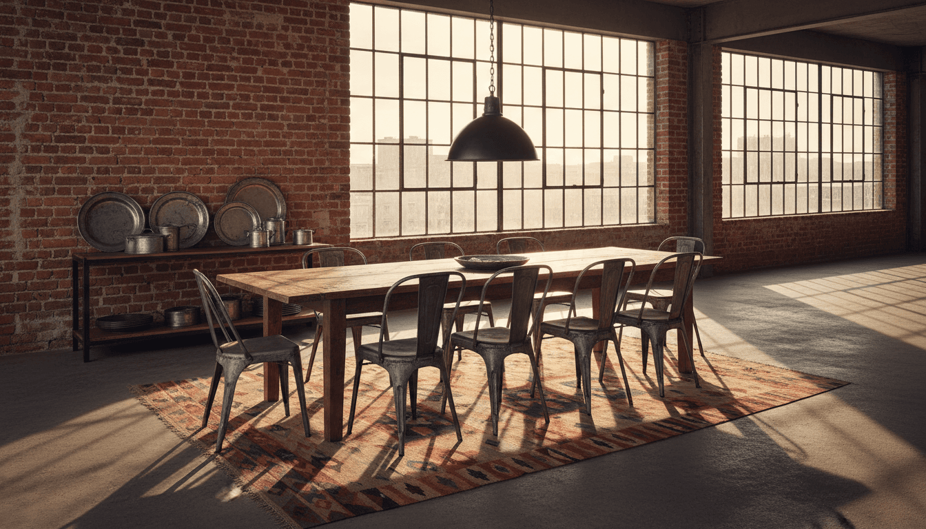 Industrial Dining Room design