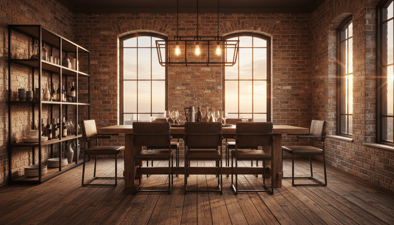 Industrial Dining Room design