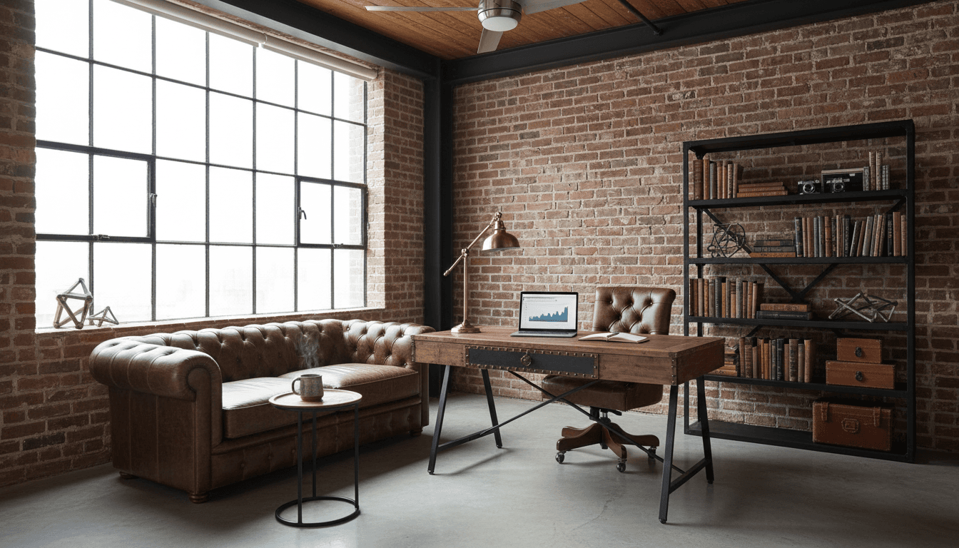 Industrial Home Office design