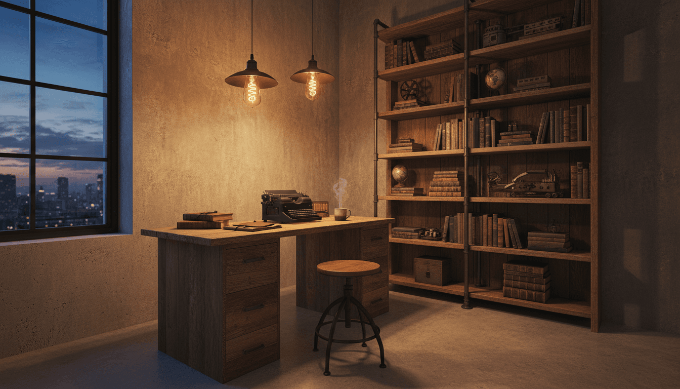 Industrial Home Office design
