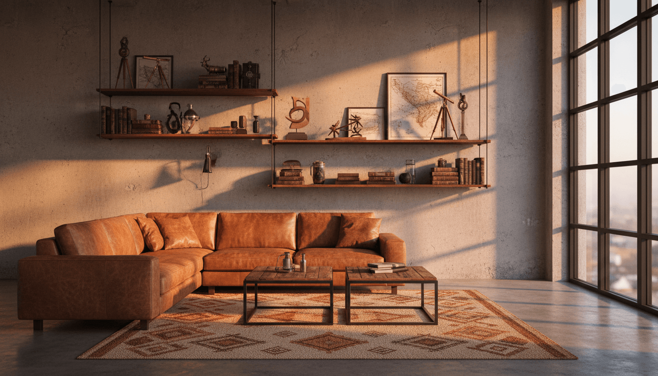 Industrial Living Room design 2