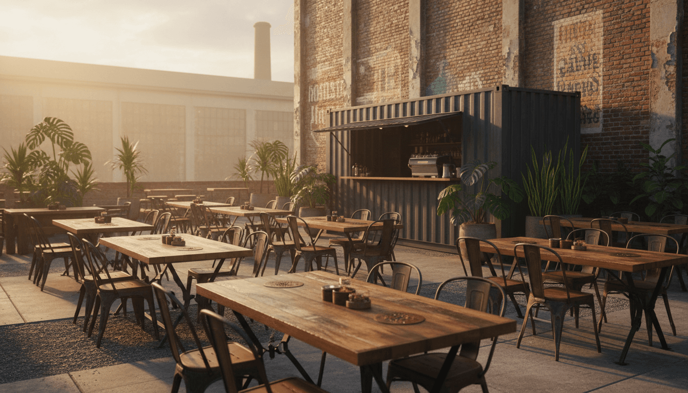 Industrial Outdoor Space design 1