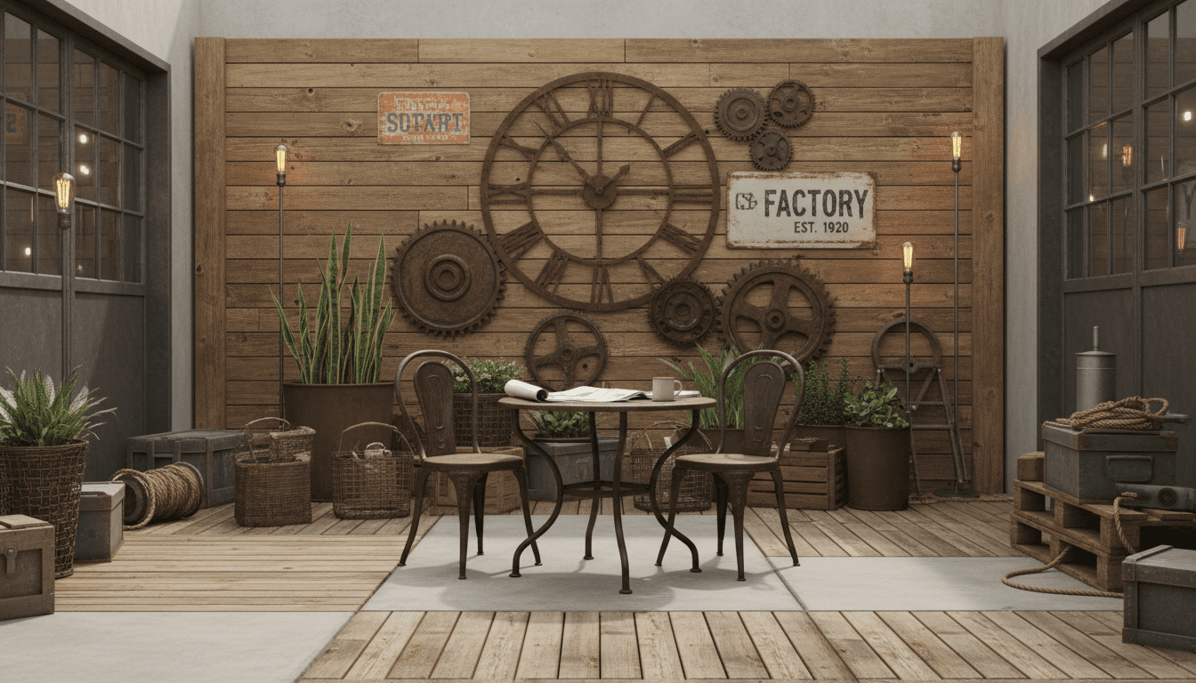 Industrial Outdoor Space design