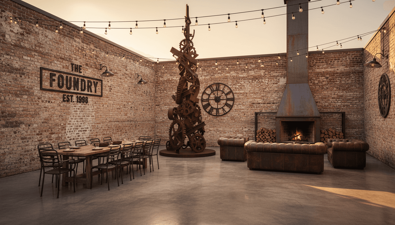 Industrial Outdoor Space design