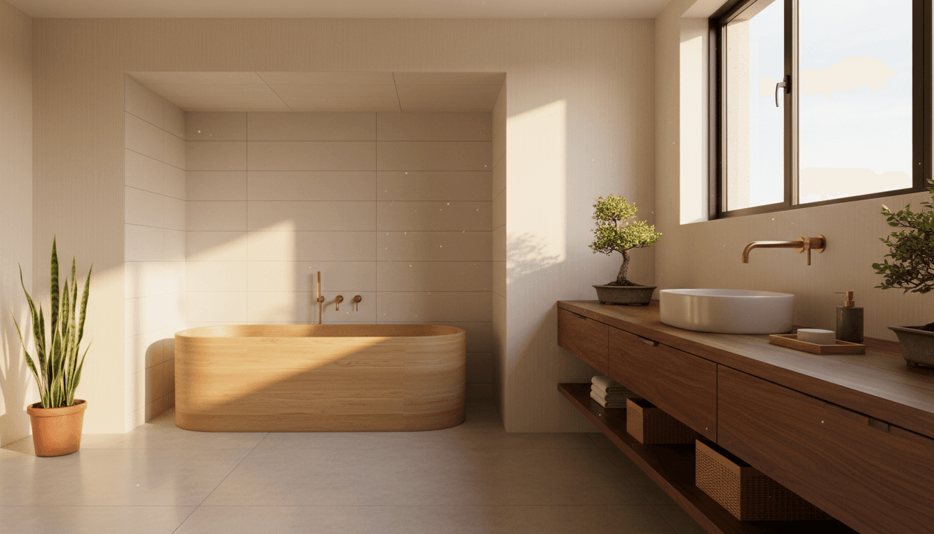 Japandi Bathroom design 2