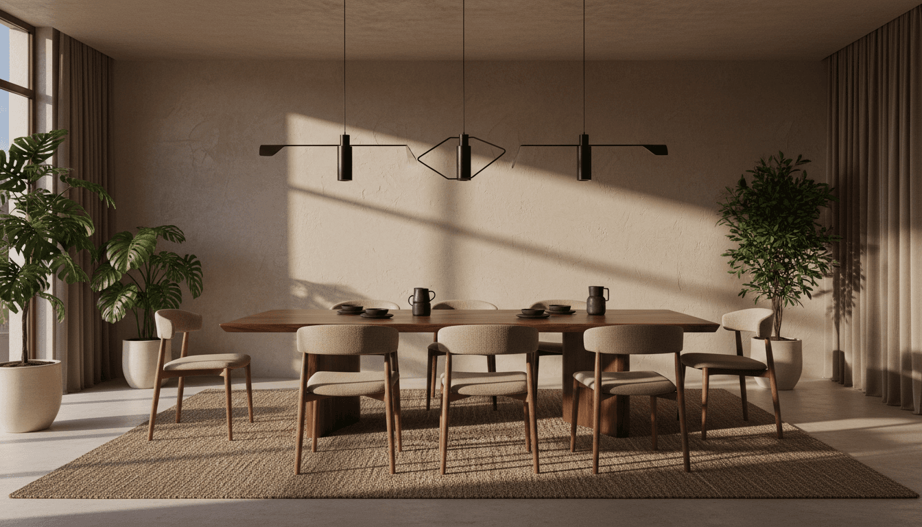 Japandi Dining Room design 3