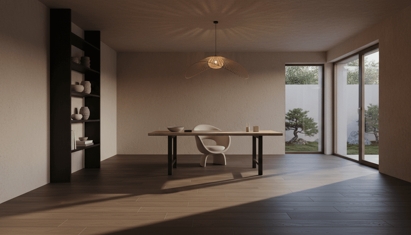 Japandi Home Office design 3