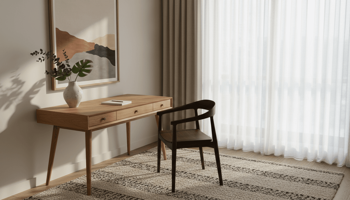 Japandi Home Office design