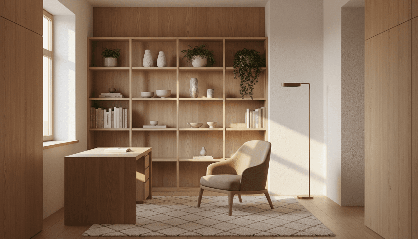 Japandi Home Office design