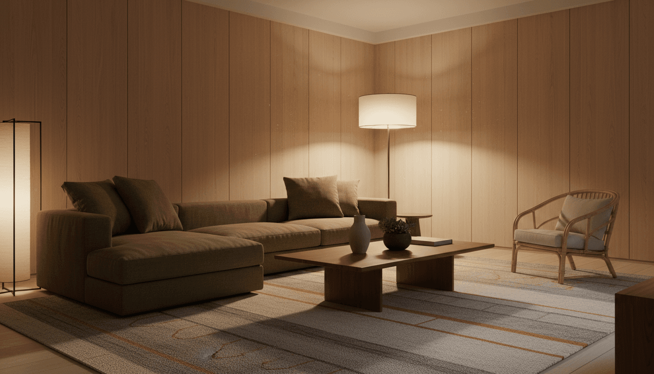 Japandi Living Room design 3