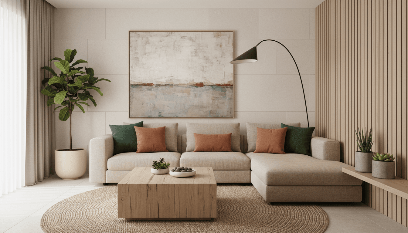 Japandi Living Room design